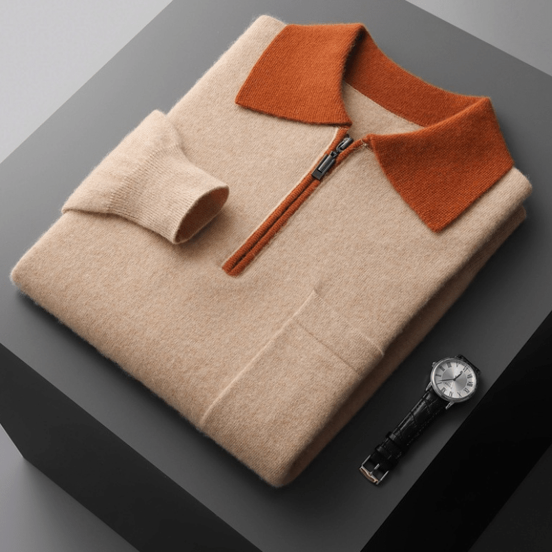 Elliot&Moss™ | Maglione Con Colletto A Contrasto