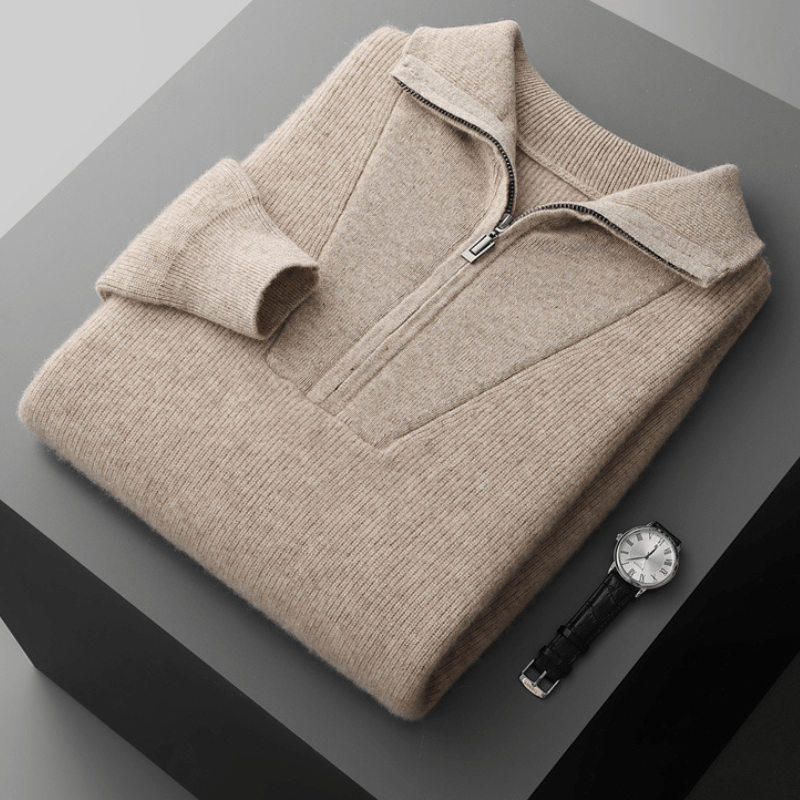 Elliot&Moss™ | Maglione Con Zip A Mezza Lunghezza