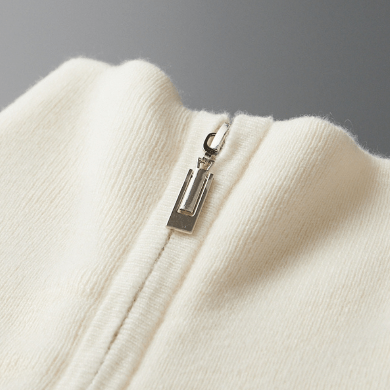 Elliot&Moss™ | Maglione Con Zip A Mezza Lunghezza