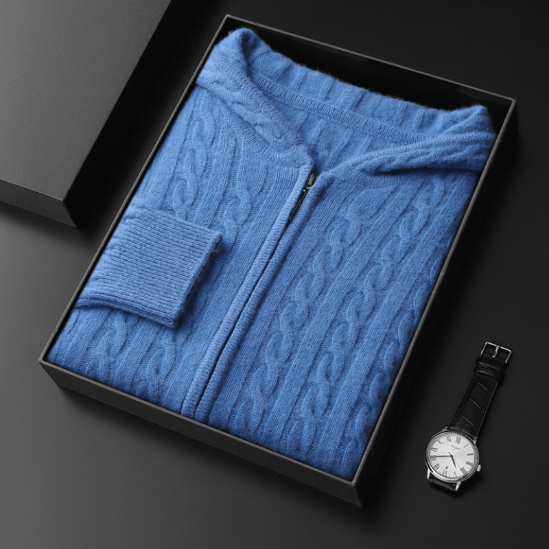 Elliot&Moss™ | Cardigan Con Cappuccio E Zip