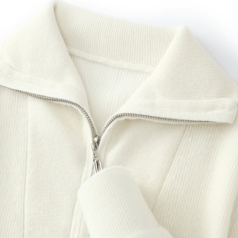 Elliot&Moss™ | Maglione Con Zip A Mezza Lunghezza