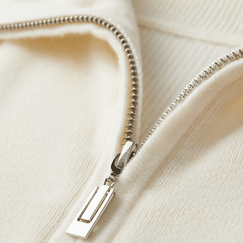 Elliot&Moss™ | Maglione Con Zip A Mezza Lunghezza