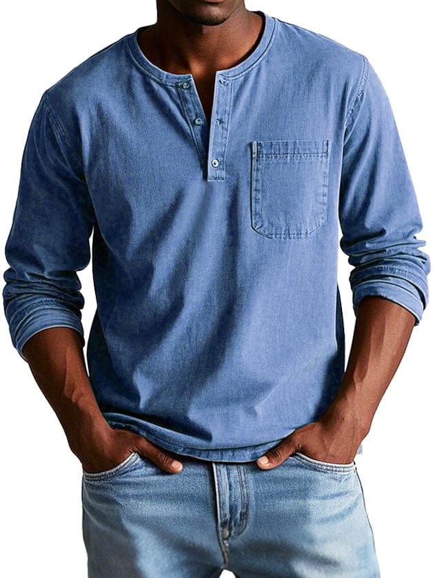 Luca | Camicia Henley Casual