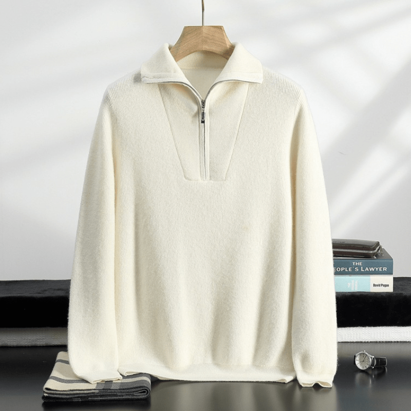 Elliot&Moss™ | Maglione Con Zip A Mezza Lunghezza