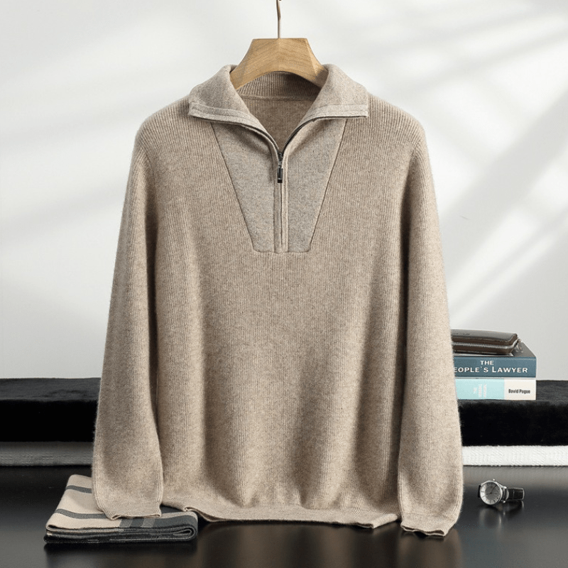 Elliot&Moss™ | Maglione Con Zip A Mezza Lunghezza