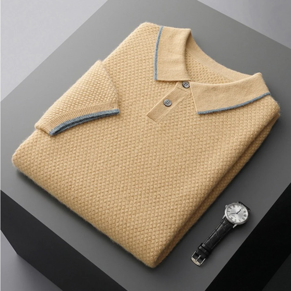 Elliot&Moss™ | Polo In Maglia Con Bottoni