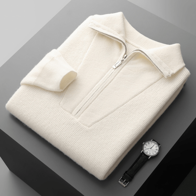 Elliot&Moss™ | Maglione Con Zip A Mezza Lunghezza