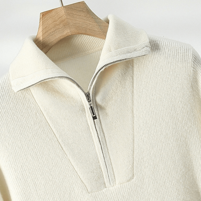 Elliot&Moss™ | Maglione Con Zip A Mezza Lunghezza