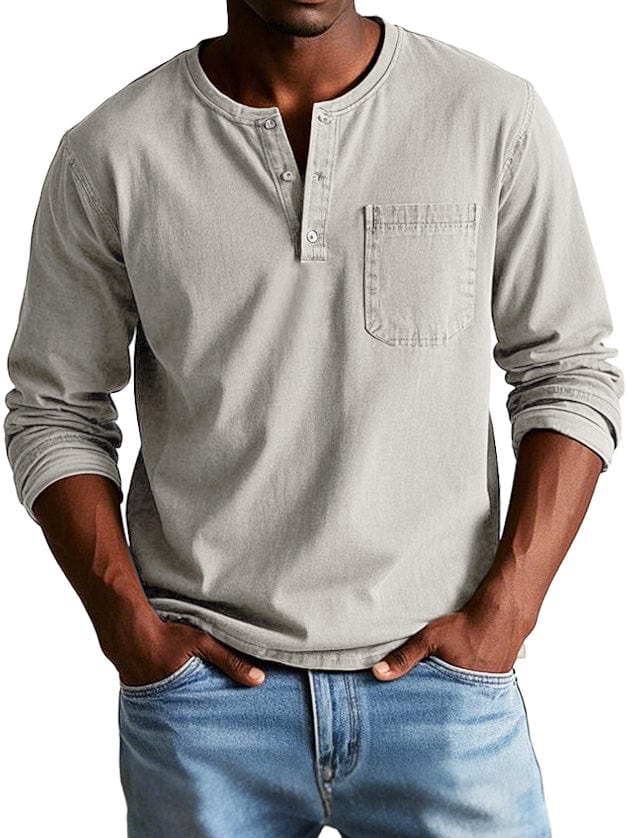 Luca | Camicia Henley Casual