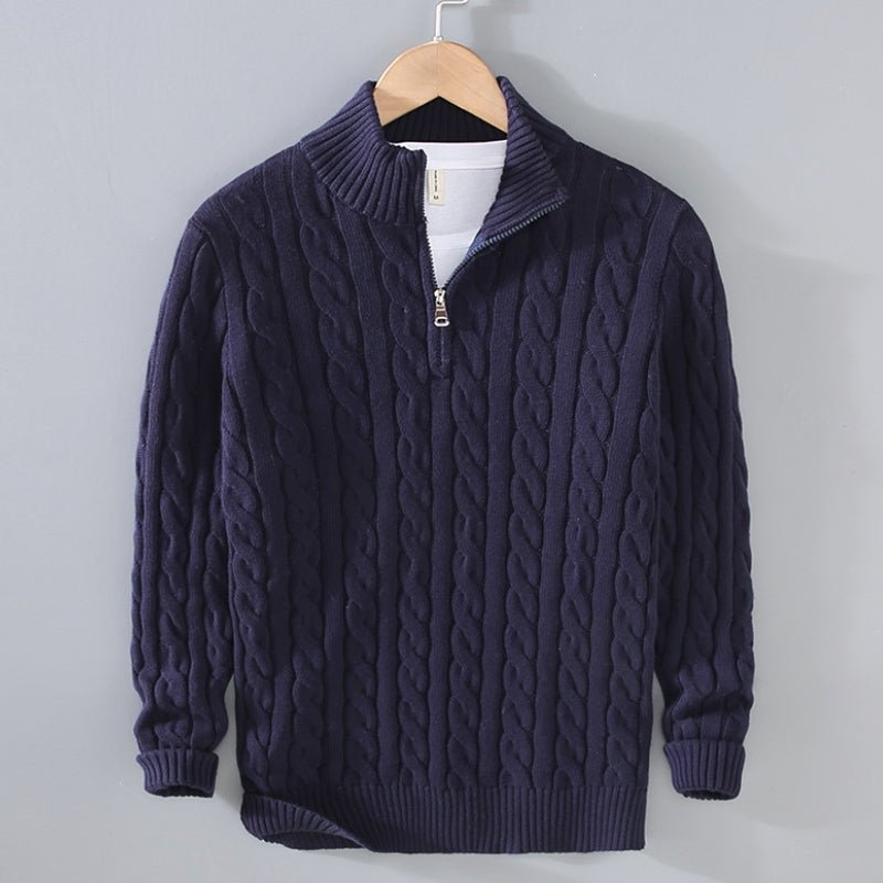 Elliot&Moss™ | Maglione Treccia Con Zip