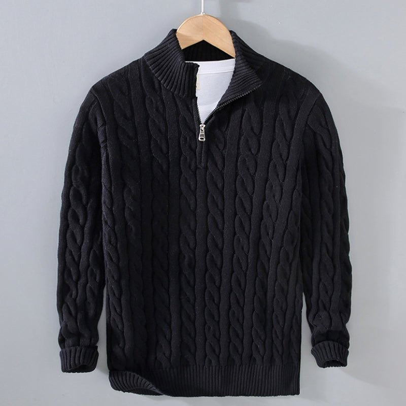 Elliot&Moss™ | Maglione Treccia Con Zip