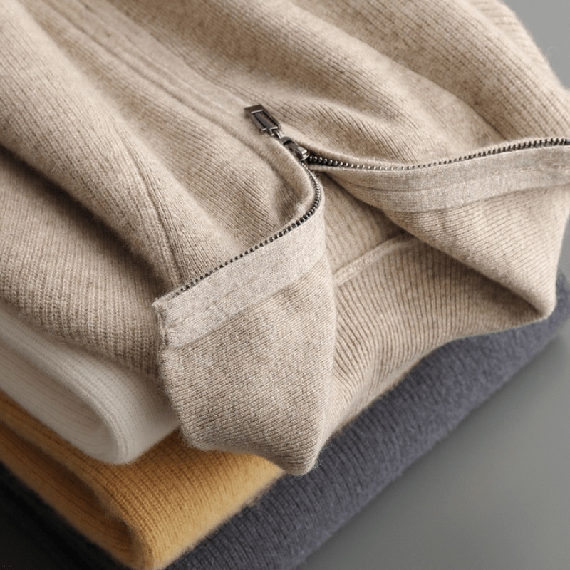 Elliot&Moss™ | Maglione Con Zip A Mezza Lunghezza