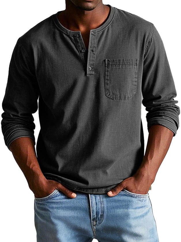Luca | Camicia Henley Casual