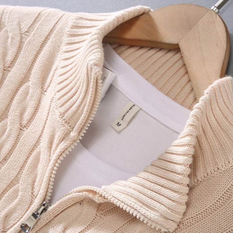 Elliot&Moss™ | Maglione Treccia Con Zip