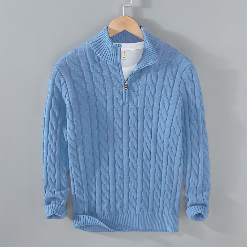 Elliot&Moss™ | Maglione Treccia Con Zip