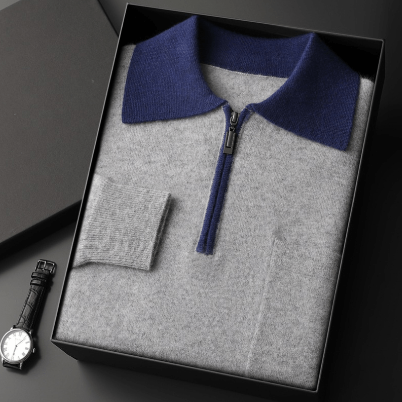 Elliot&Moss™ | Maglione Con Colletto A Contrasto