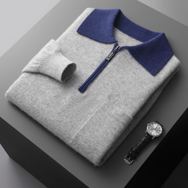 Elliot&Moss™ | Maglione Con Colletto A Contrasto
