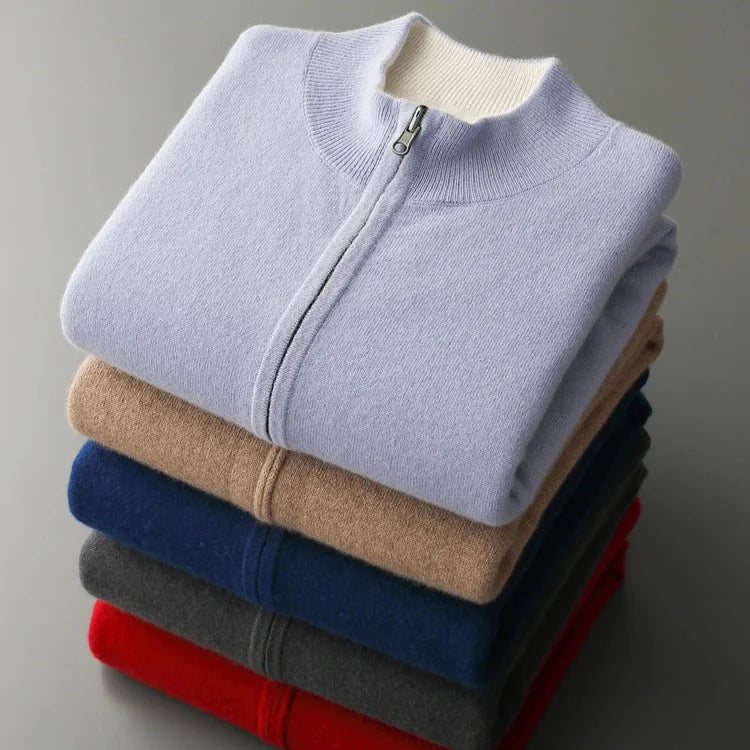 Pauletto | Maglia Zip In Cashmere