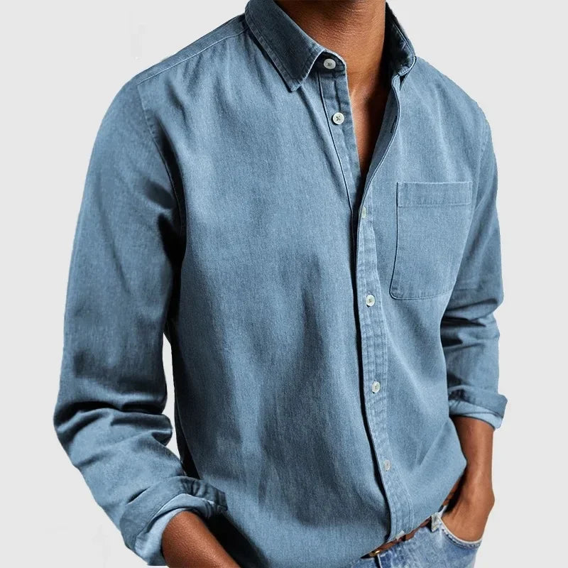 Levi | Camicia Classica In Denim Leggero
