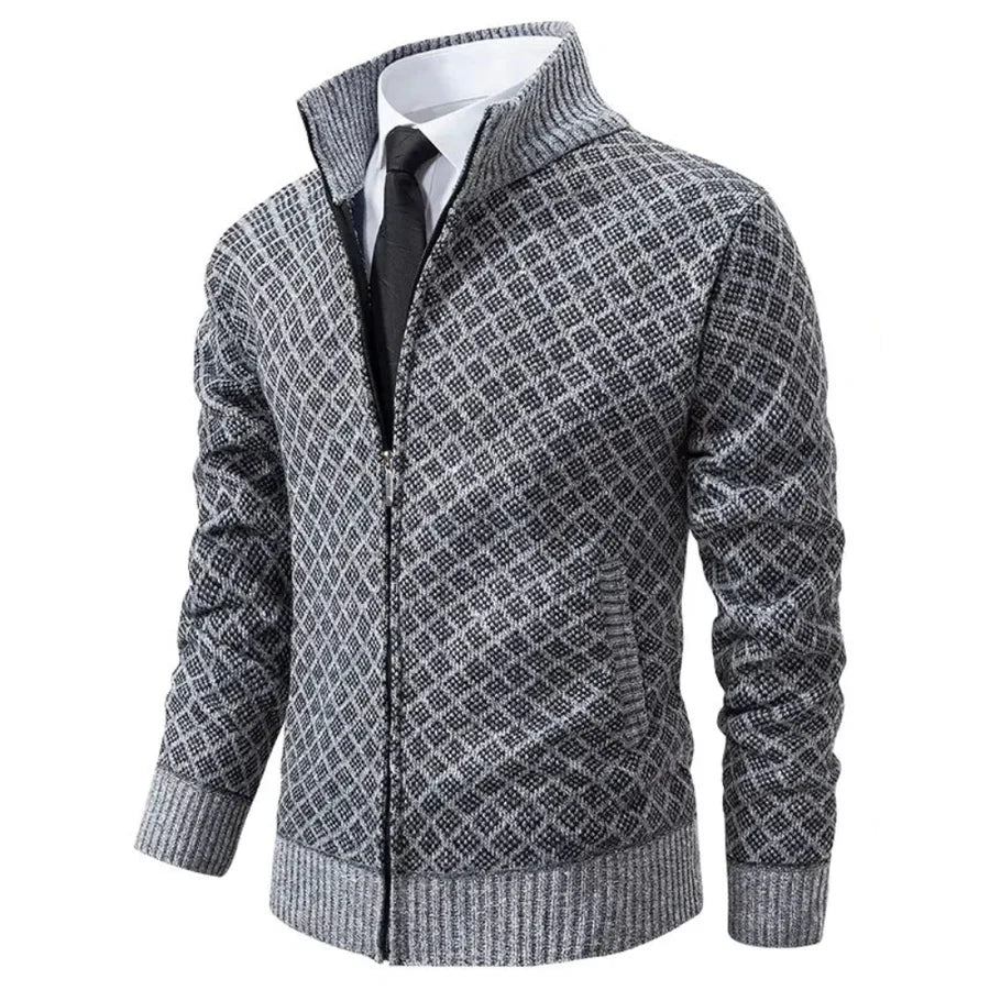 Anton | Cardigan Con Motivo Geometrico