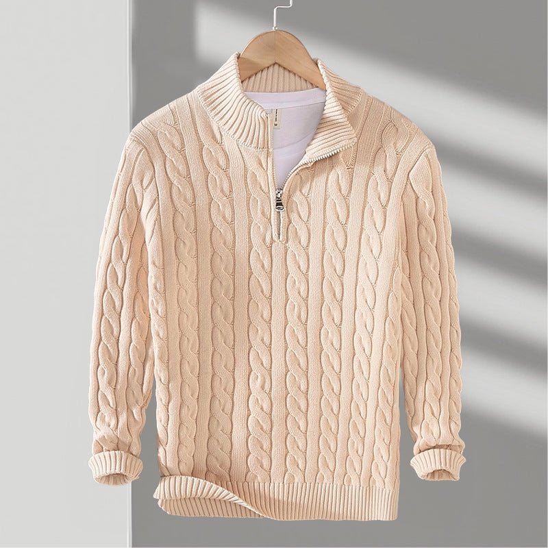 Elliot&Moss™ | Maglione Treccia Con Zip