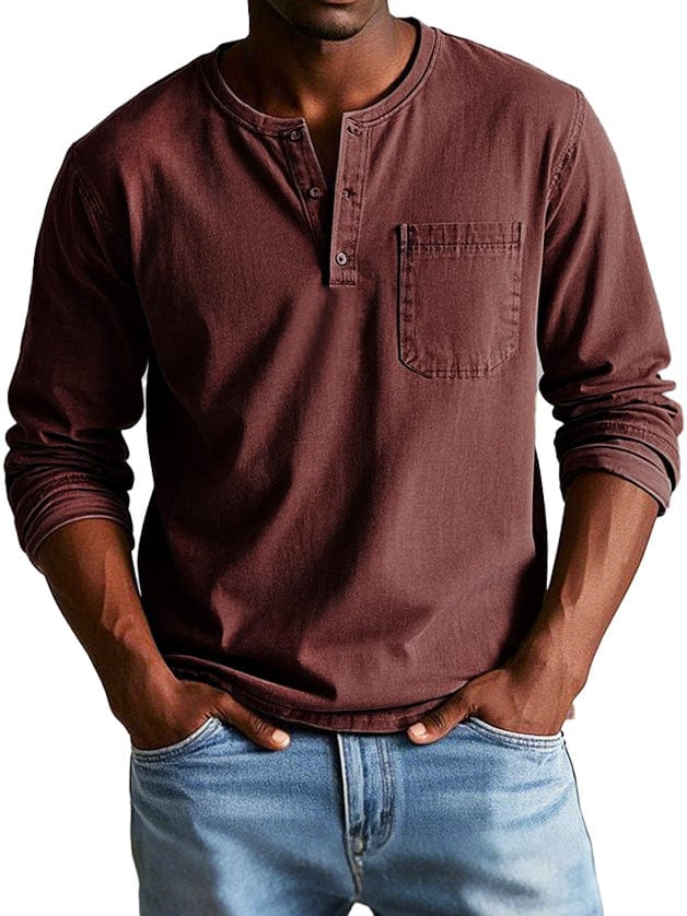 Luca | Camicia Henley Casual