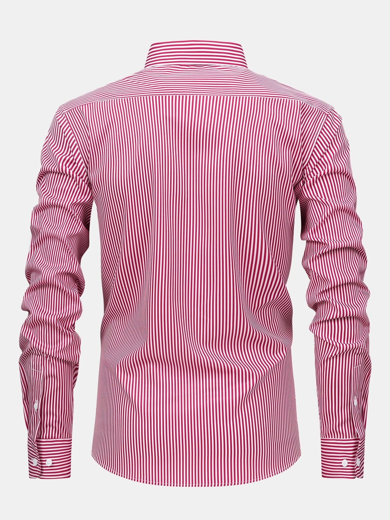 CAMICIA A MANICHE LUNGHE A RIGHE CON BOTTONI
