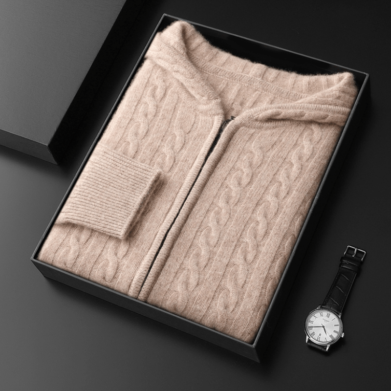 Elliot&Moss™ | Cardigan Con Cappuccio E Zip