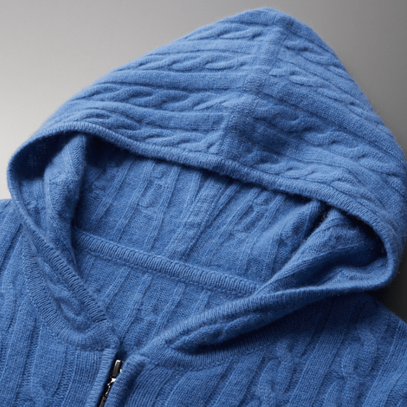 Elliot&Moss™ | Cardigan Con Cappuccio E Zip