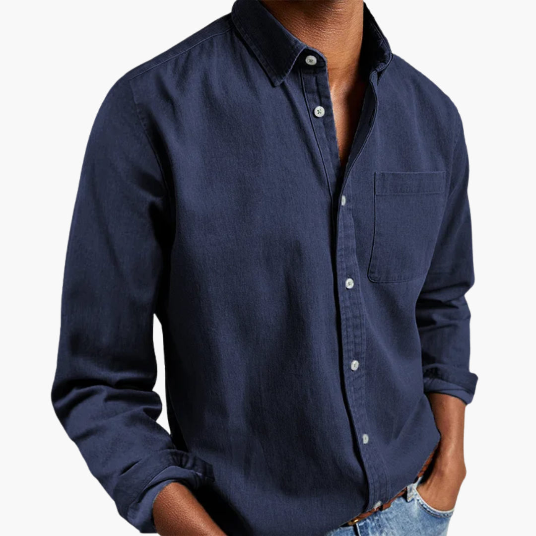 Levi | Camicia Classica In Denim Leggero