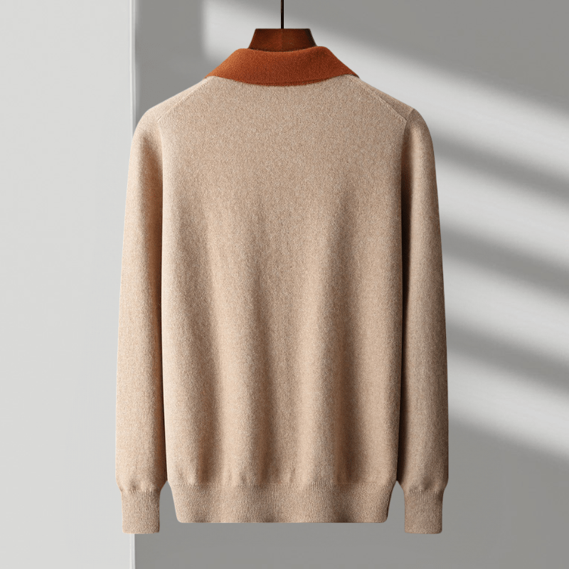 Elliot&Moss™ | Maglione Con Colletto A Contrasto