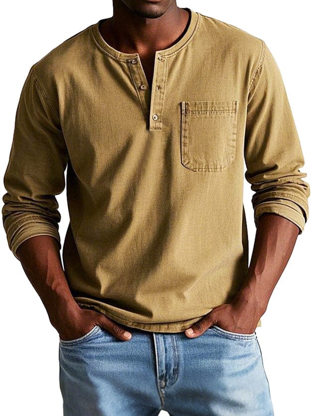 Luca | Camicia Henley Casual