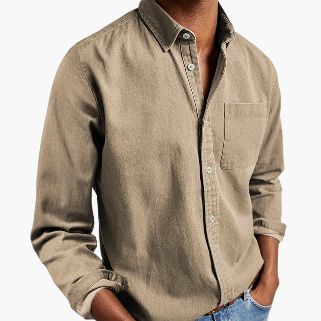 Levi | Camicia Classica In Denim Leggero