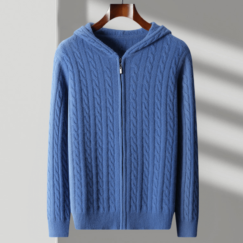 Elliot&Moss™ | Cardigan Con Cappuccio E Zip
