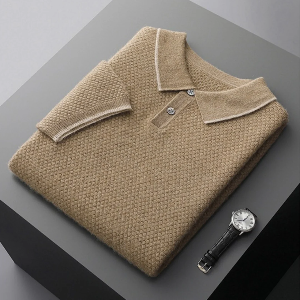 Elliot&Moss™ | Polo In Maglia Con Bottoni