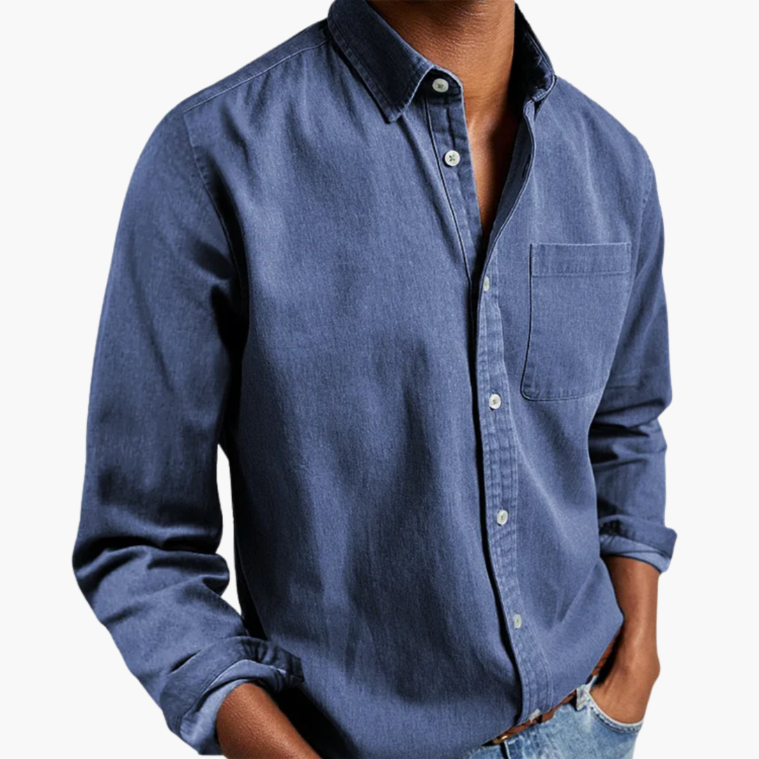 Levi | Camicia Classica In Denim Leggero