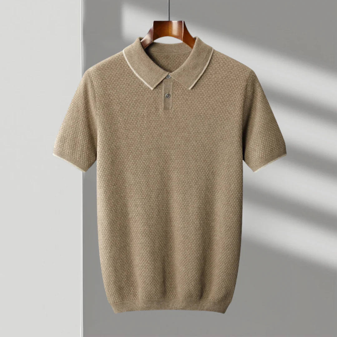 Elliot&Moss™ | Polo In Maglia Con Bottoni