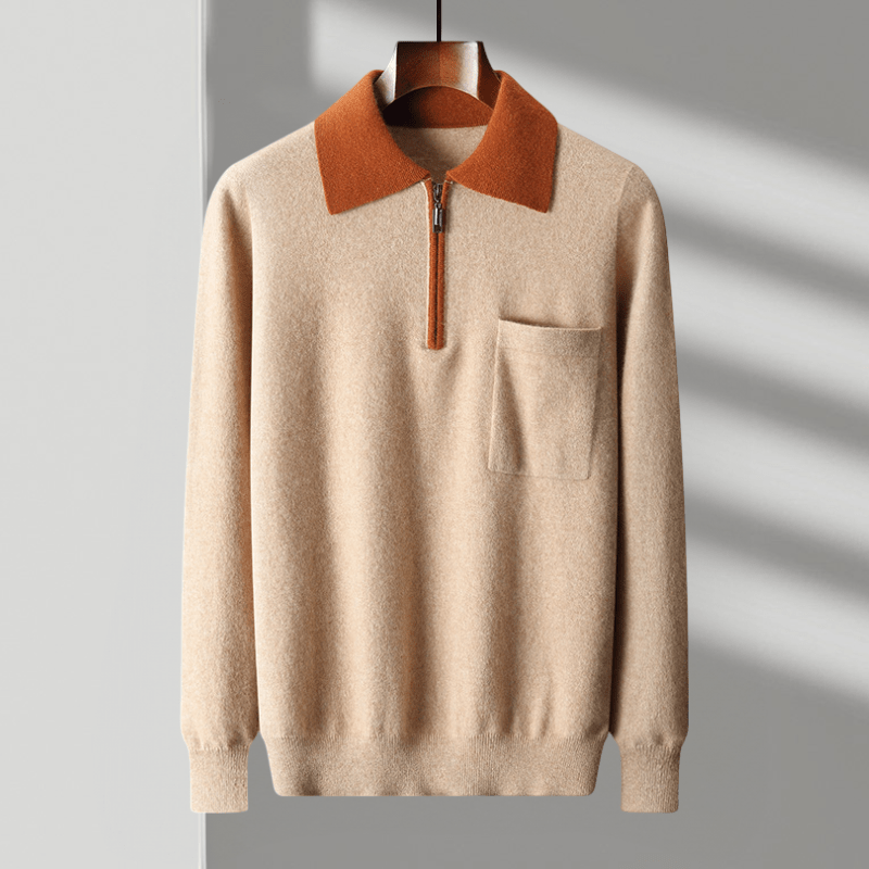 Elliot&Moss™ | Maglione Con Colletto A Contrasto