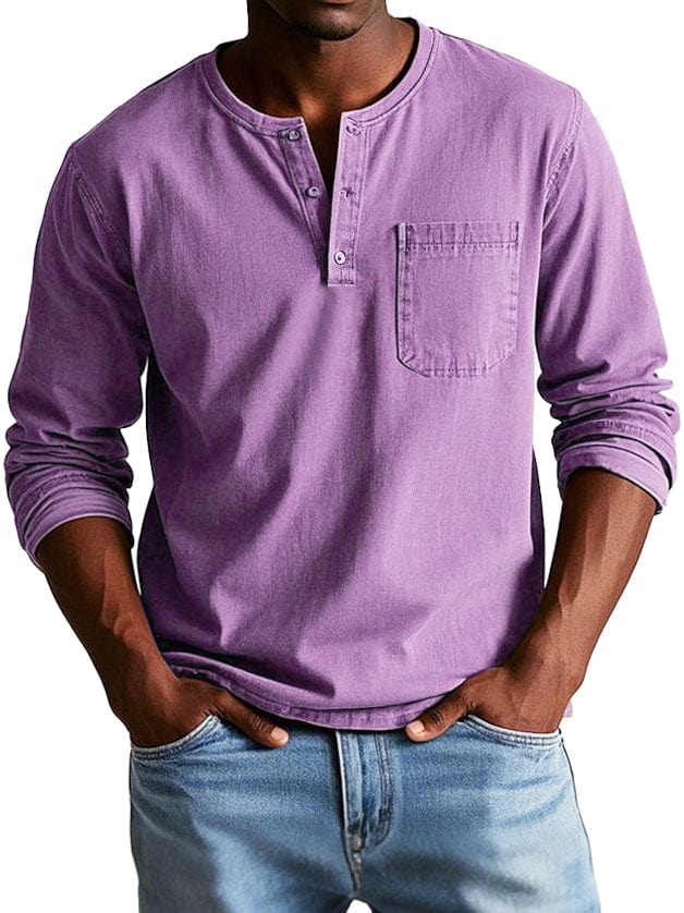 Luca | Camicia Henley Casual