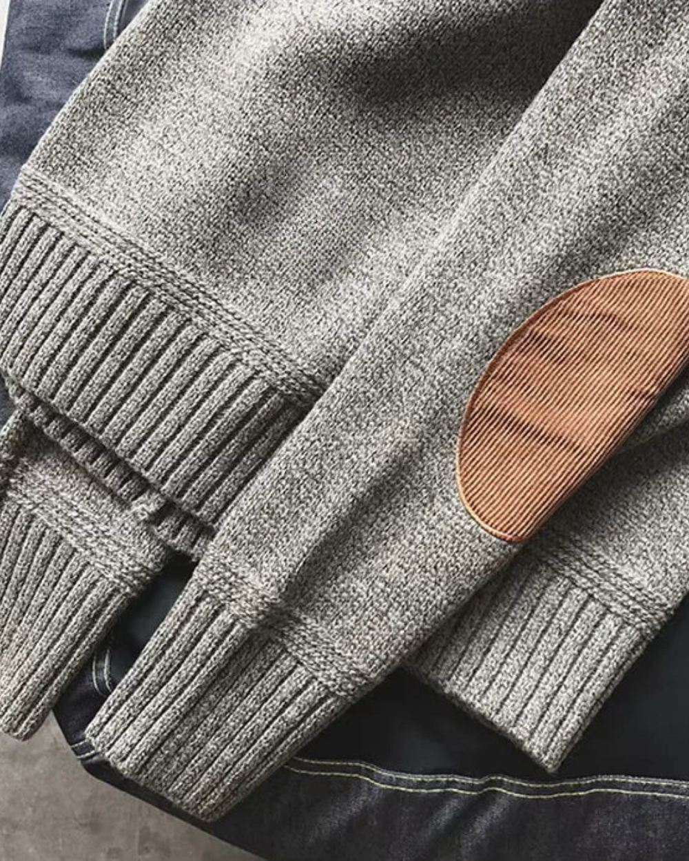 Giulio | Maglione Classico Con Toppe