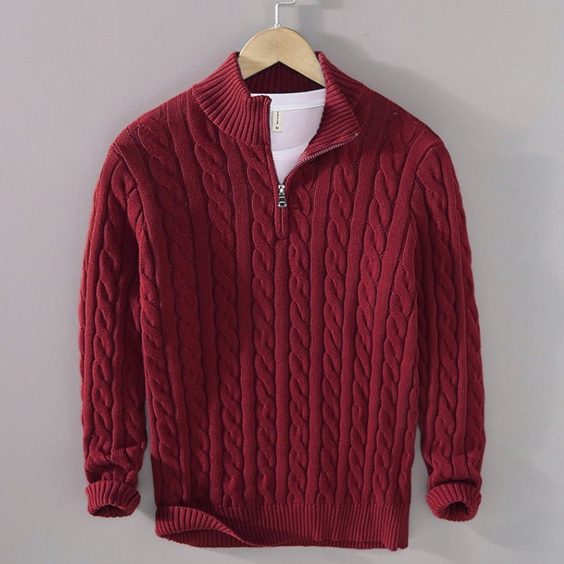 Elliot&Moss™ | Maglione Treccia Con Zip