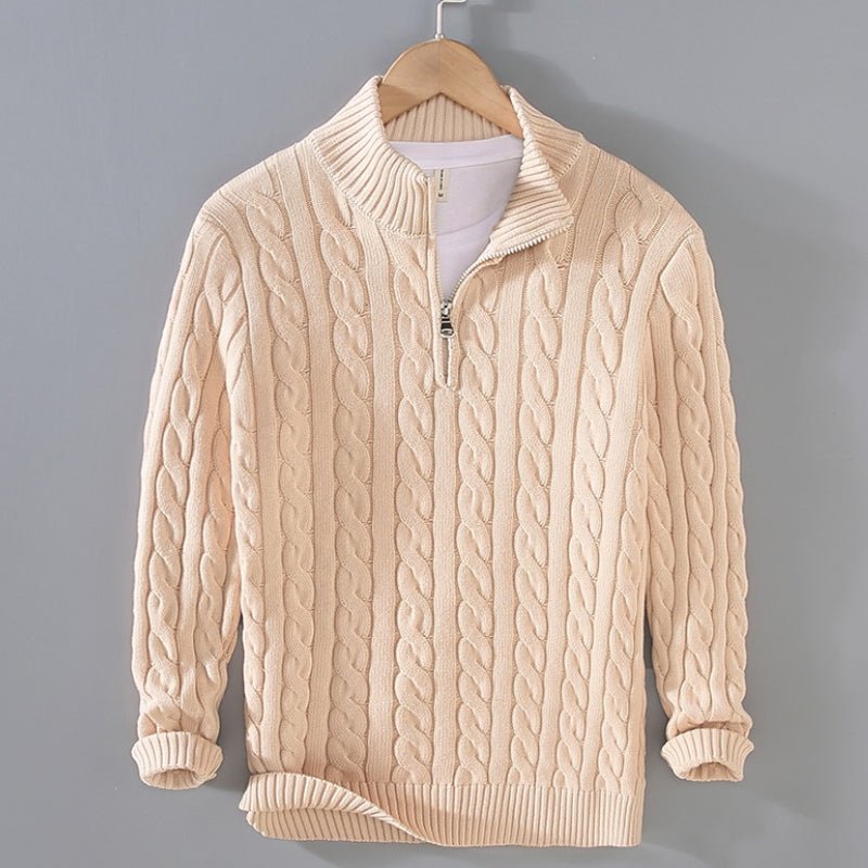 Elliot&Moss™ | Maglione Treccia Con Zip