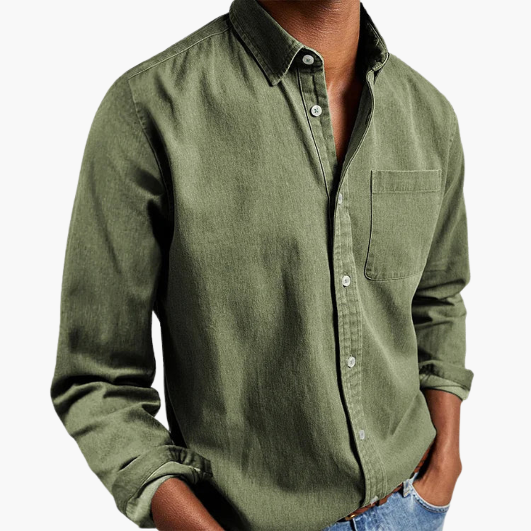 Levi | Camicia Classica In Denim Leggero