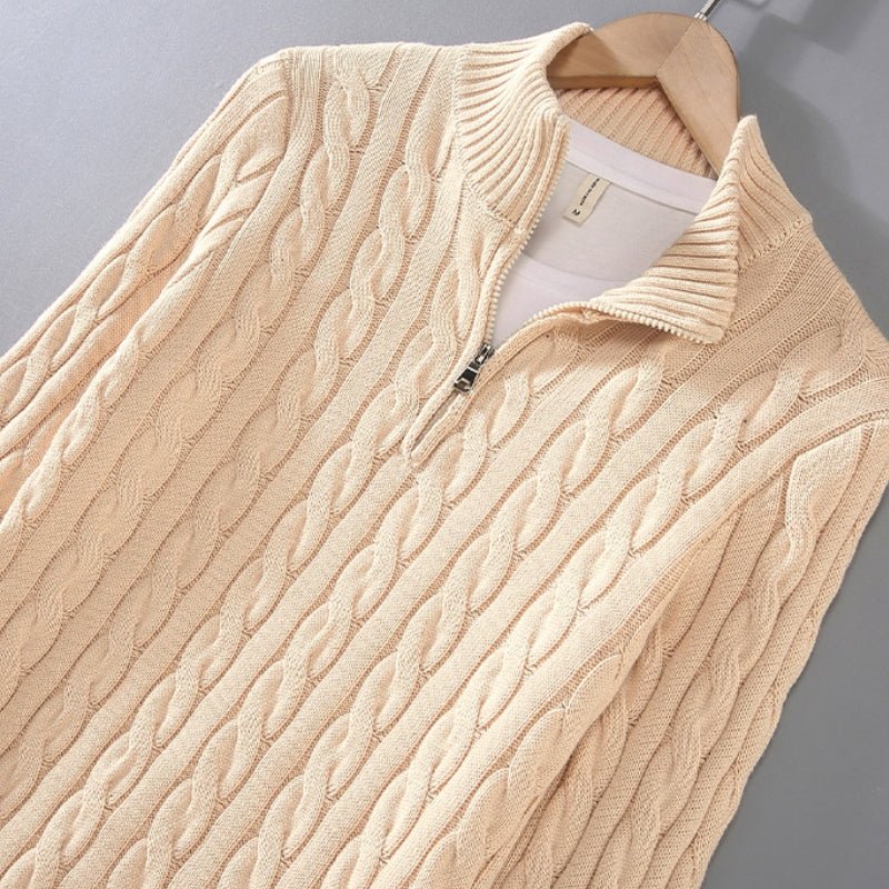 Elliot&Moss™ | Maglione Treccia Con Zip