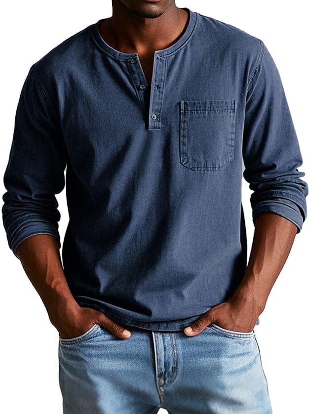 Luca | Camicia Henley Casual