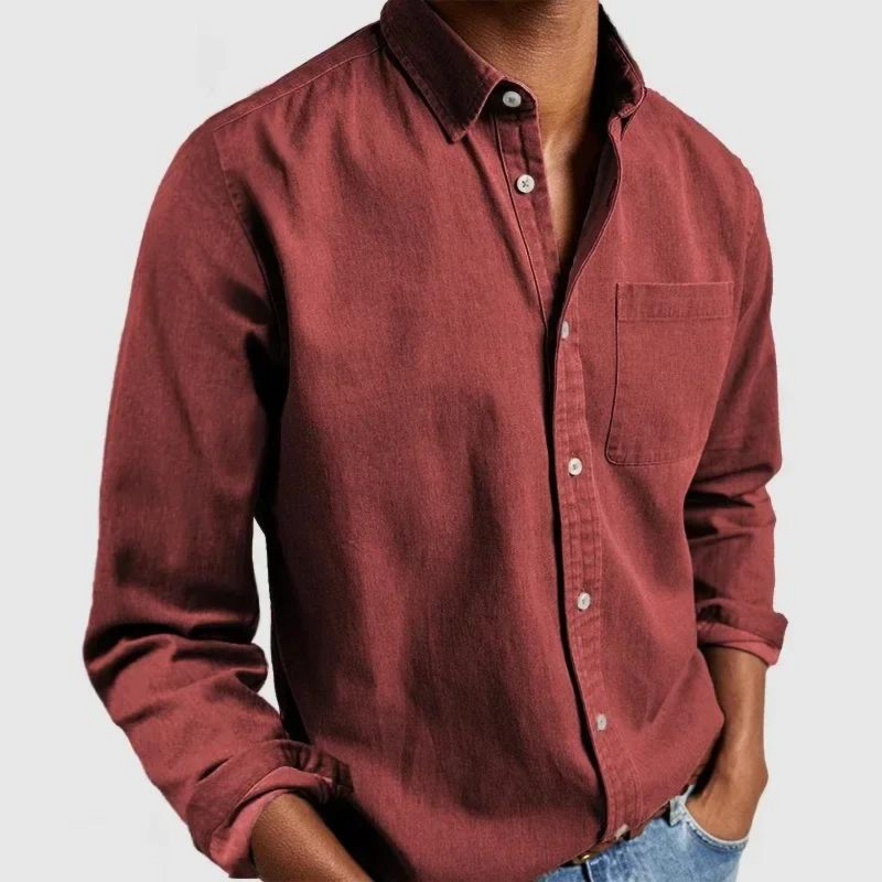 Levi | Camicia Classica In Denim Leggero