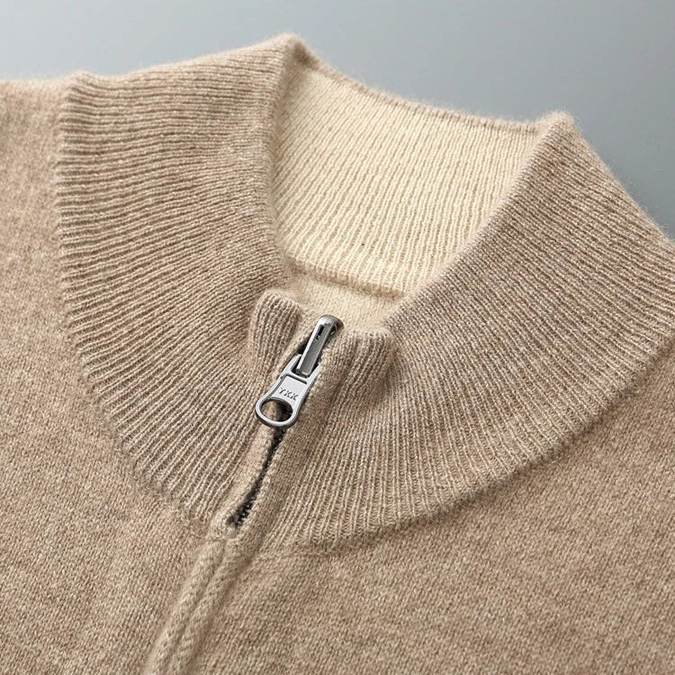 Pauletto | Maglia Zip In Cashmere